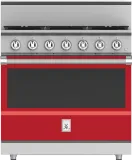 36" 5-Burner All Gas Range