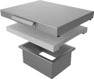Outdoor Countertop Trash Chute - AGTC Series
