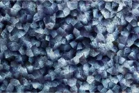 24" Elements Collection Mussel Shell Blue Custom Wine Column Panel
