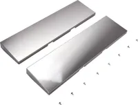 Wall Hood Chimney Extension Kit for Installation of 36-IN Hood into 48-IN Opening - Stainless Steel (Includes Two Panels and Eight Screws)
