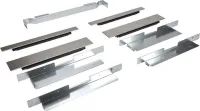Built-In Oven Side Trim Kit, Stainless Steel with (2) 30