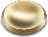 Single Large Burner Cap for Rise and Noir-Style Commercial Range and Rangetops - Brass