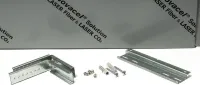 Wall-Mount Hood Chimney Extension Kit, Stainless Steel, for ceilings between 10-1/2' to 12'