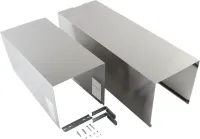 Wall-Mount Hood Chimney Extension Kit, Stainless Steel, for ceilings between 8-7/8' to 10-1/2'