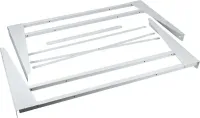 Compact Washer and Dryer Stacking Kit, White, fits compact LCR5232, LCR7244, LCE4332 models, with 1 metal frame stand