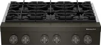 36" Gas Sealed Burner Rangetop, 6 Elements