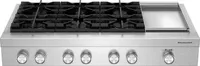 48" Gas Sealed Burner Rangetop, 6 Elements