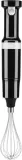 Cordless Variable Speed Hand Blender with Chopper and Whisk Attachment