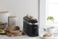2 Slice Long Slot Toaster with High-Lift Lever