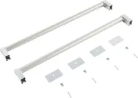 Refrigerator Handle Kit for Double-Drawer Beverage Centers - Stainless Steel