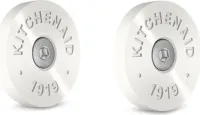 Commercial-Style Range Handle Medallion Kit - Mascarpone (Includes Two Medallions, Screws, and One 1/8-IN Hex Wrench)