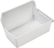Side-by-Side Refrigerator Ice Container Bin