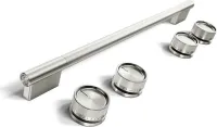 Stainless Steel Handle and Knob Hardware Accessory Kit for KitchenAid(R) Slide-In ConvectionRange