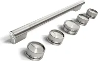 Stainless Steel Handle and Knob Hardware Accessory Kit for KitchenAid(R) 30