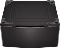 Laundry Pedestal - Black Steel