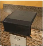 Double with Prep Center Carbon Fiber Vinyl Cover