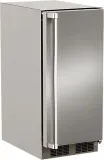 15-In Outdoor Built-In Crescent Ice Machine with Door Style - Stainless Steel