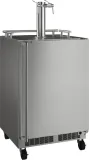 24-In Outdoor Mobile Dispenser For Beer, Wine Or Draft Beverages with Door Style - Stainless Steel