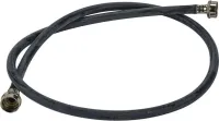 5' Black Rubber Washer Fill Hoses rated 1000 PSI with 2 female connections - 24 Pack