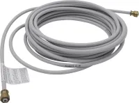 Refrigerator Water Line Installation Kit, Gray, with 25' of PEX tubing and 1/4" fittings for ice and water hook up