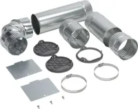 Dryer 4-Way Side Vent Kit for left, right, and bottom venting.