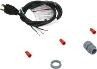 5' Range Hood Power Cord, Black, with a 3-prong, 125-volt design