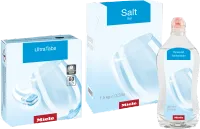 Dishwasher detergent set - for optimum washing and drying results in Miele dishwashers.