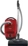 Classic C1 Home Care PowerLine - SBCN0 Autumn red - canister vacuum cleaners with electrobrush for thorough cleaning of heavy-duty carpeting.