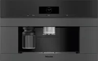 CVA 7875 Obsidian Black matte - Built-in coffee machine with DirectWater Perfectly combinable design with CoffeeSelect + AutoDescale for highest demands.