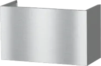 Duct Cover - Chimney for concealing the ducting and adjusting the height to the wall unit.