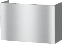 Duct Cover - Chimney for concealing the ducting and adjusting the height to the wall unit.