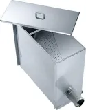 FFK 01 - Fluff filter comp. - st'less steel For filtering fluff and large particles out of the suds solution.