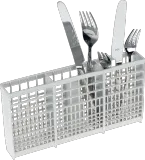 Small cutlery basket for lower basket -
