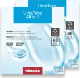 UltraTabs All in 1 set, 120 tabs - for best cleaning results in Miele dishwashers.