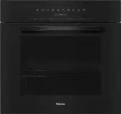 H 7280 BP Obsidian black - 30 Inch Convection Oven with clear text display, connectivity, and Self Clean.