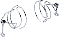 Skewer clamps for grilling For grilling rolled meat, poultry, joints, etc.