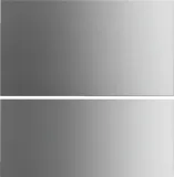 Freezer section stainless-steel front - For a beautiful integration of refrigerators and freezers in your kitchen.