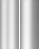 Refrigerator section stainless steel front - For a beautiful integration of refrigerators and freezers in your kitchen.