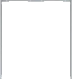 Decor frame set - for a high-quality gap cover with an attached frame.