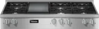 KMR 1356-3 G GD EDST/CLST - RangeTop with burners and griddle for versatility and performance