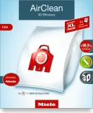 XL-Pack AirClean 3D Efficiency FJM - 8 HyClean Air dustbags and 1 SF-HA 50 HEPA AirClean filter.