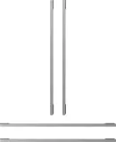 4-Piece Handle Kit, Minimalist Collection, for French Door Refrigerators