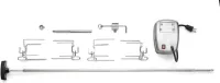 Commercial Grade Rotisserie Kit for Charcoal PRO Grill (PRO605CSS)