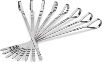 Eight Stainless Steel Multifunctional Skewers