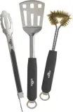 3 Piece Stainless Steel BBQ Toolset