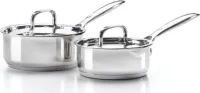 Stainless Steel 2-Piece Sauce Pan Set