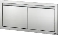 36 x 16 inch Small Double Door, Stainless Steel
