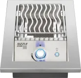 Built-in 700 Series Single Infrared Burner with Stainless Steel Cover , Natural Gas, Stainless Steel
