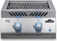 Built-in 700 Series Dual Infrared Burner with Stainless Steel Cover , Propane, Stainless Steel