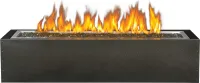 Linear Gas Patioflame 1 Burners, Propane, Grey